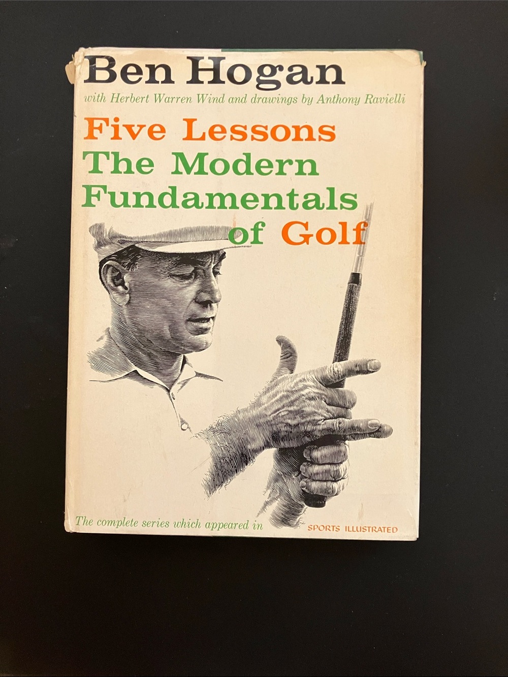 Ben Hogan Five Lessons 1957 First Edition Hardcover Dust Jacket Golf Fundamental